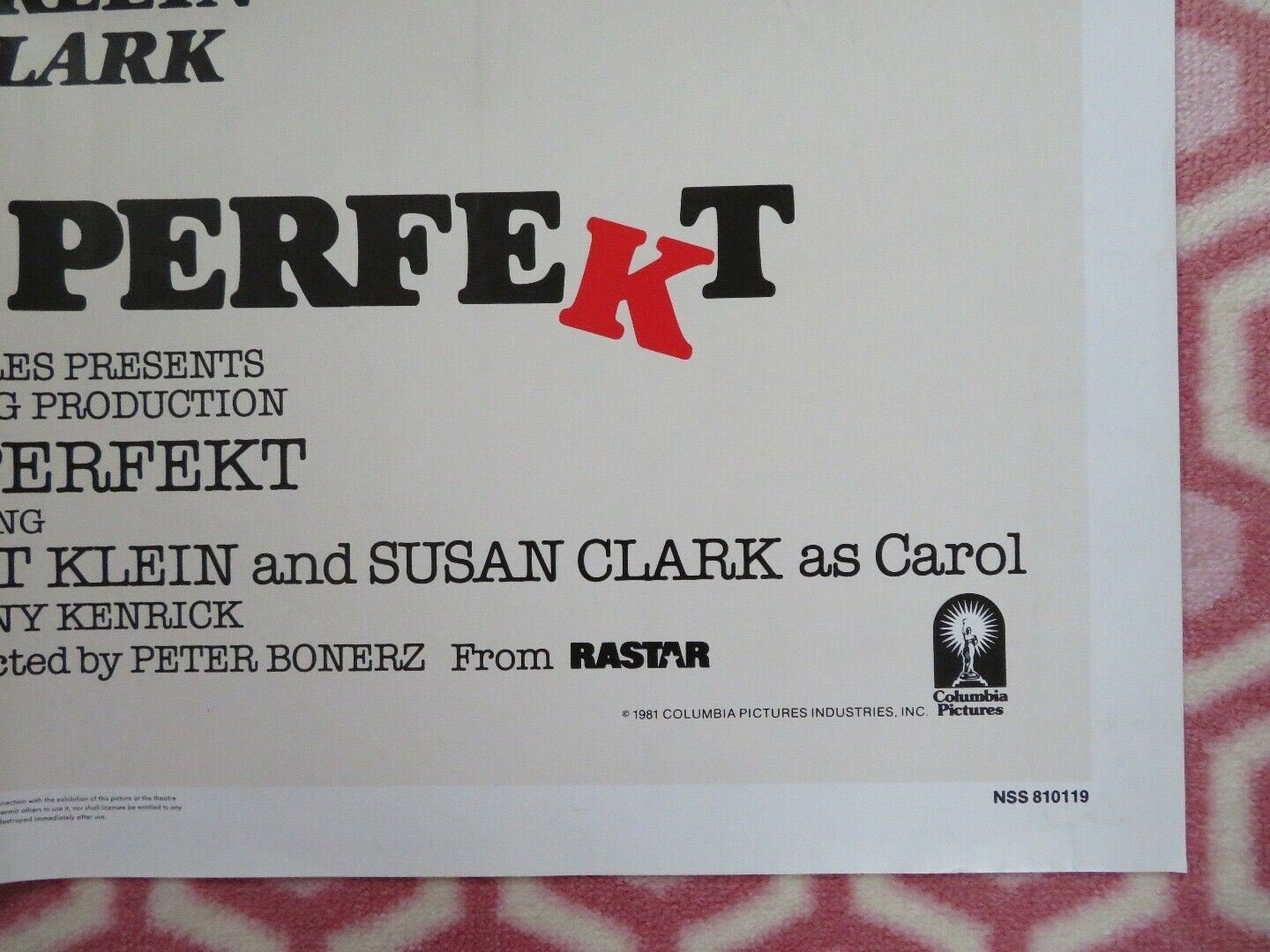 NOBODY'S PERFEKT US ONE SHEET POSTER GABE KAPLAN ALEX KARRIS 1981 Movie posters