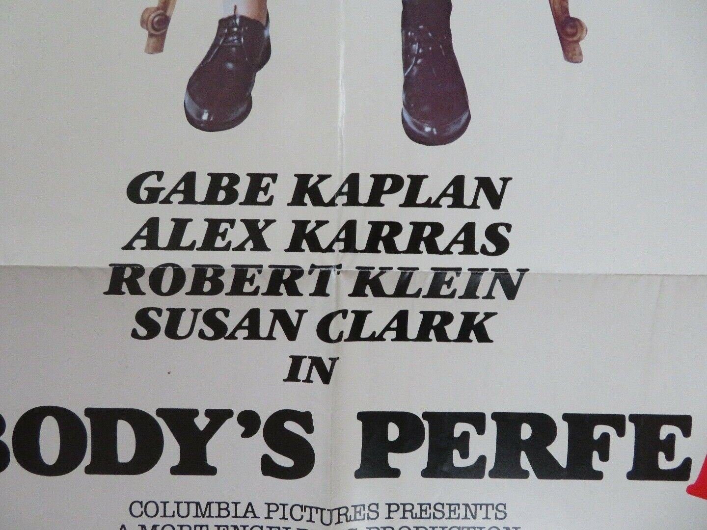 NOBODY'S PERFEKT US ONE SHEET POSTER GABE KAPLAN ALEX KARRIS 1981 Movie posters