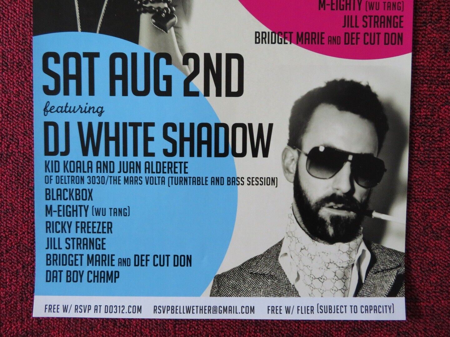 NOELLE SCAGGS AND DJ WHITE SHADOW BELLWETHER MUSIC (11"x 17") POSTER - Rendezvous Cinema