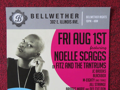 NOELLE SCAGGS AND DJ WHITE SHADOW BELLWETHER MUSIC (11"x 17") POSTER - Rendezvous Cinema