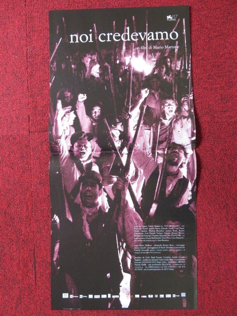 NOI CREDEVAMO ITALIAN LOCANDINA (26.5"x12.5") POSTER MARIO MARTONE 2010 - Rendezvous Cinema