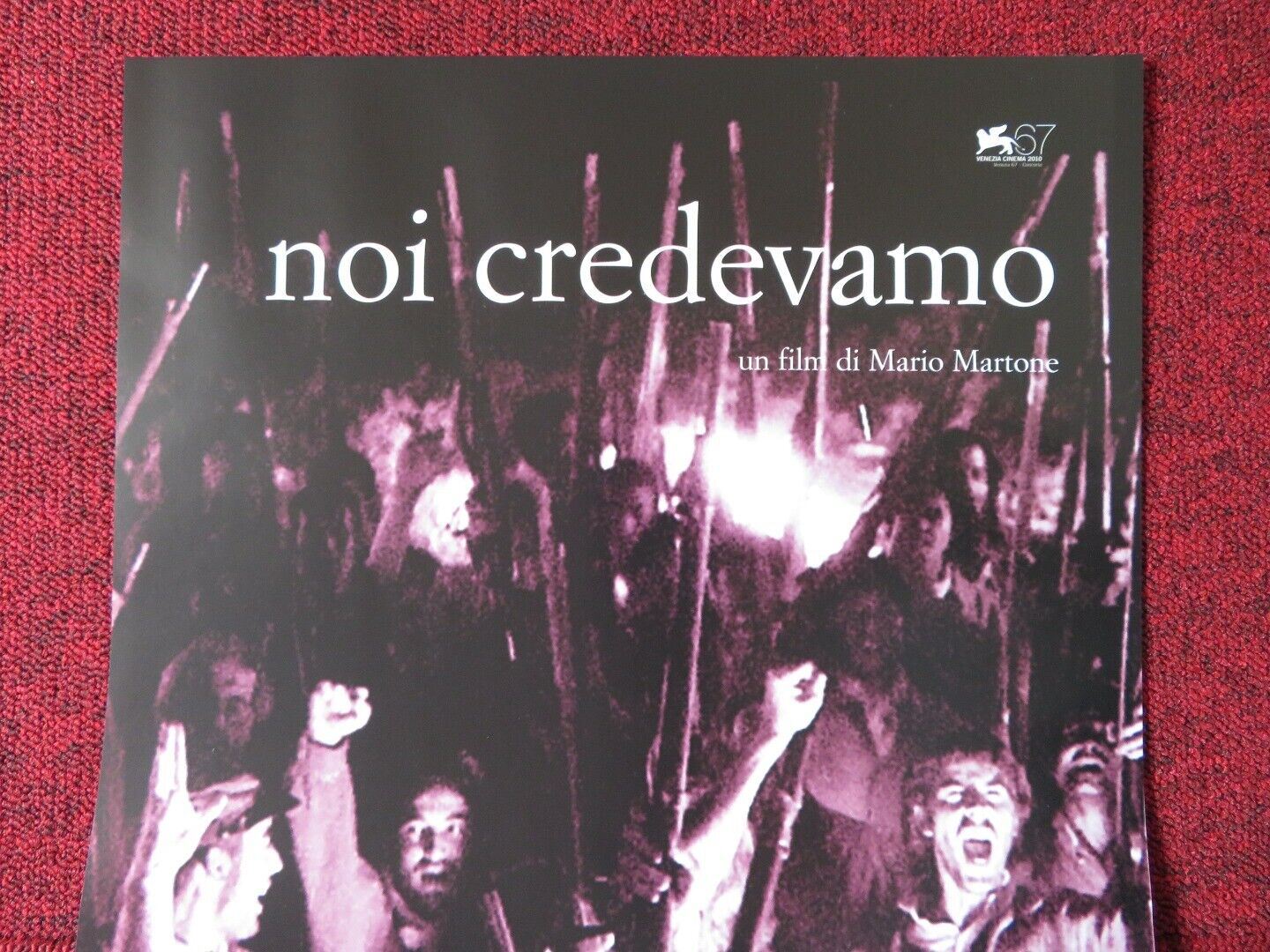 NOI CREDEVAMO ITALIAN LOCANDINA (26.5"x12.5") POSTER MARIO MARTONE 2010 - Rendezvous Cinema