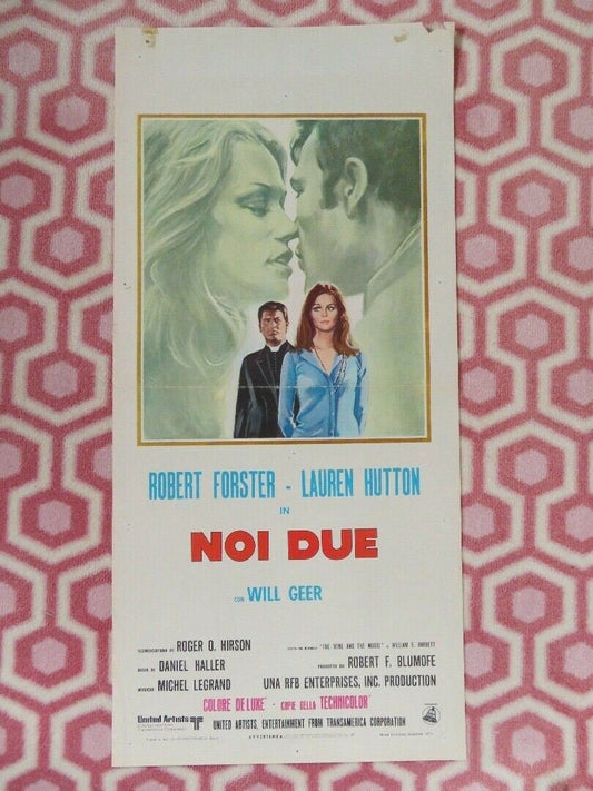 NOI DUE/ Pieces of Dreams ITALIAN LOCANDINA (27.5"x 13") POSTER ROBERT FORESTER Rendezvous Cinema Movie posters