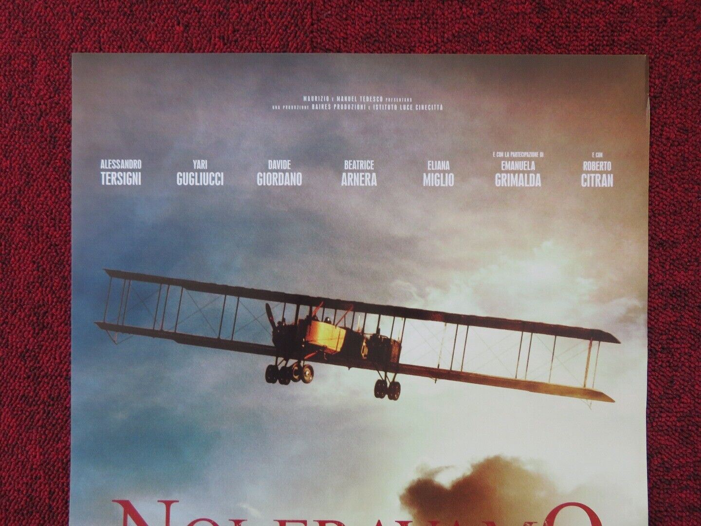 NOI ERAVAMO ITALIAN LOCANDINA (26.5"x12.5") POSTER ALESSANDRO TERSIGNI 2017 Rendezvous Cinema Movie posters