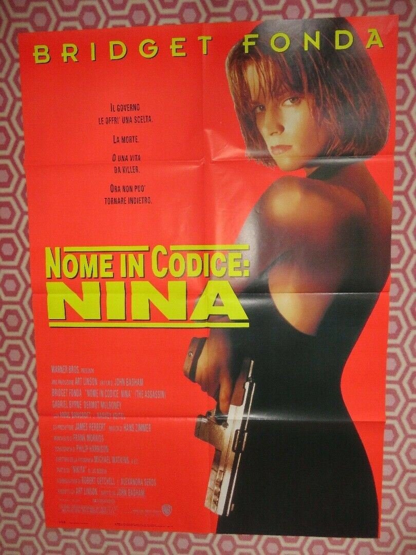 NOME IN CODICE:NINA / Point of No Return ITALIAN 2 FOGLIO (55"x 39") POSTER 1993 - Rendezvous Cinema