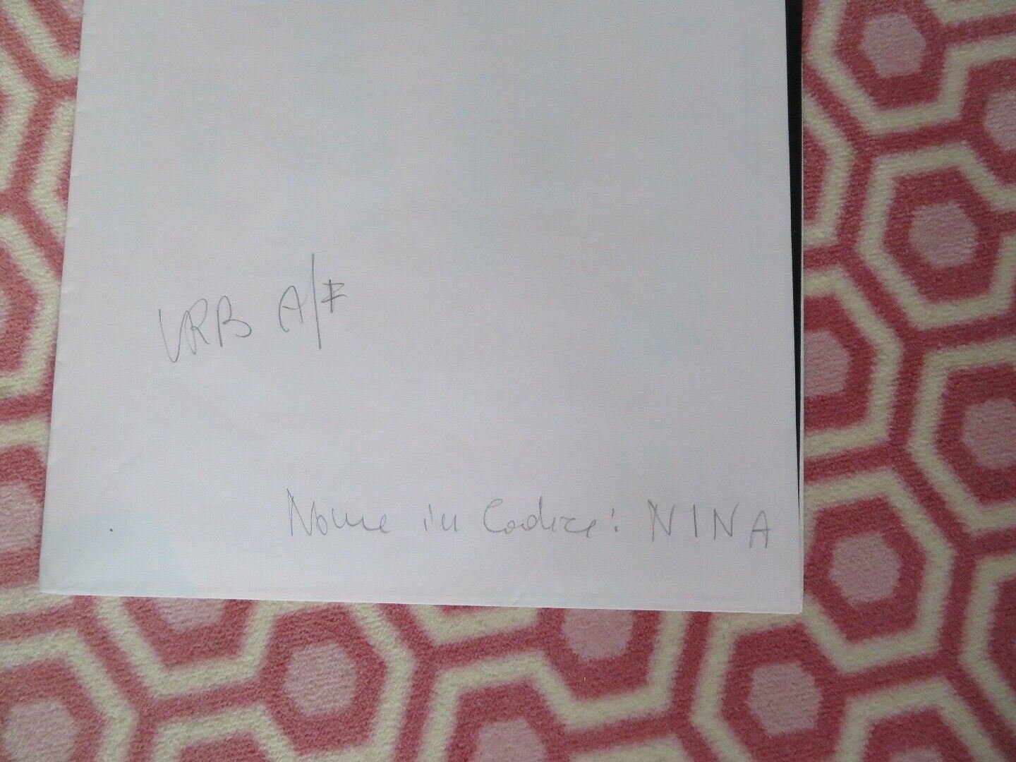 NOME IN CODICE:NINA / Point of No Return ITALIAN 2 FOGLIO (55"x 39") POSTER 1993 - Rendezvous Cinema