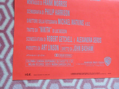 NOME IN CODICE:NINA / Point of No Return ITALIAN 2 FOGLIO (55"x 39") POSTER 1993 - Rendezvous Cinema