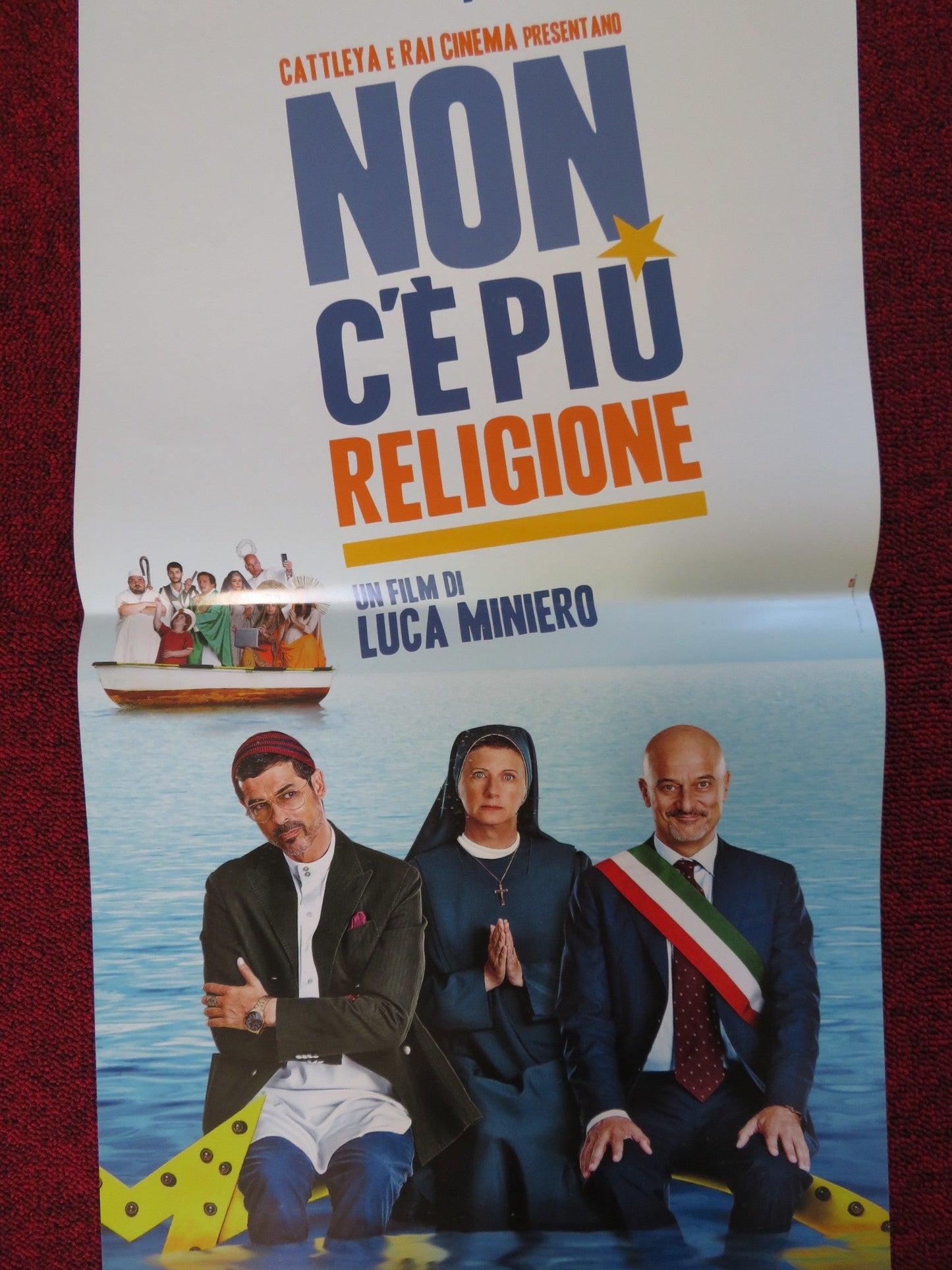 NON C'E PIU RELIGIONE ITALIAN LOCANDINA POSTER CLAUDIO BISIO A. GASSMANN 2016 Rendezvous Cinema Movie posters