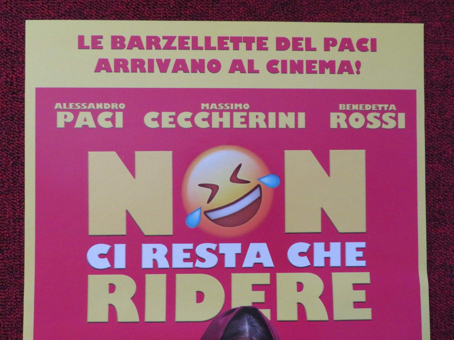 NON CI RESTA CHE RIDERE ITALIAN LOCANDINA POSTER ALESSANDRO PACI 2019 Rendezvous Cinema Movie posters