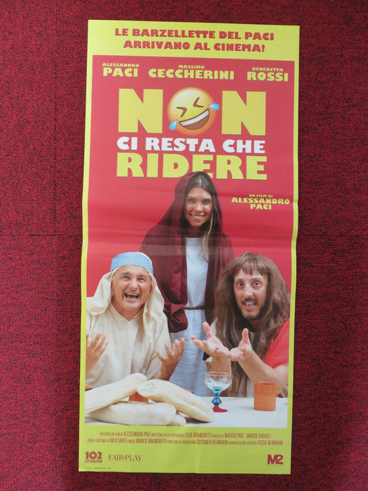 NON CI RESTA CHE RIDERE ITALIAN LOCANDINA POSTER ALESSANDRO PACI 2019 Rendezvous Cinema Movie posters