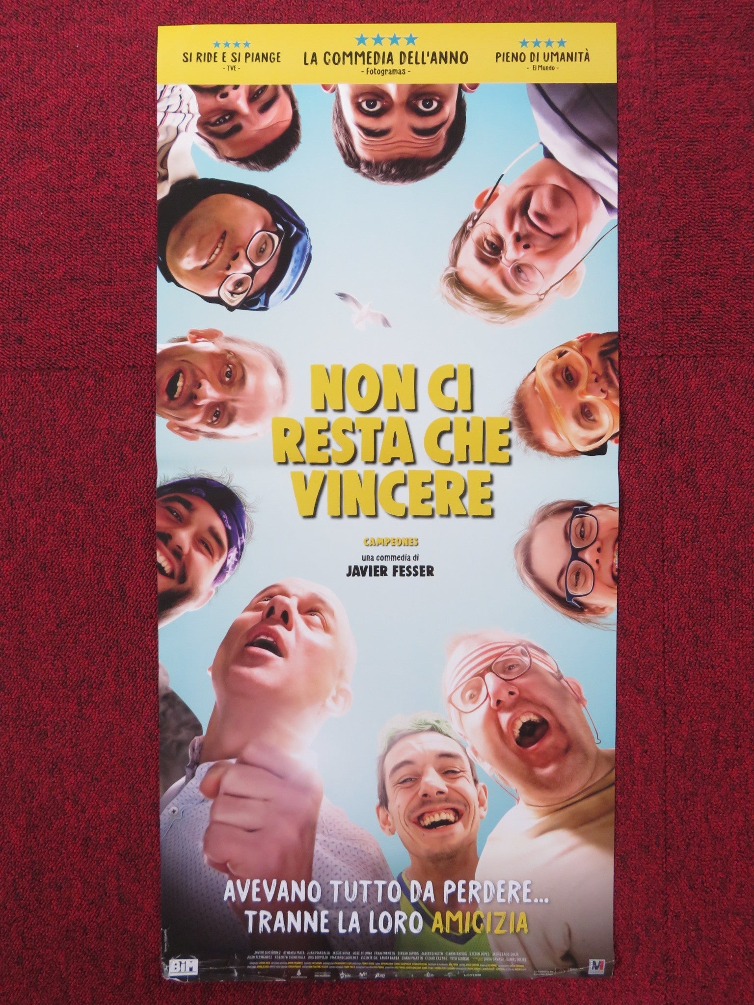 NON CI RESTA CHE VINCERE ITALIAN LOCANDINA POSTER JAVIER GUTIERREZ 2018 Rendezvous Cinema Movie posters