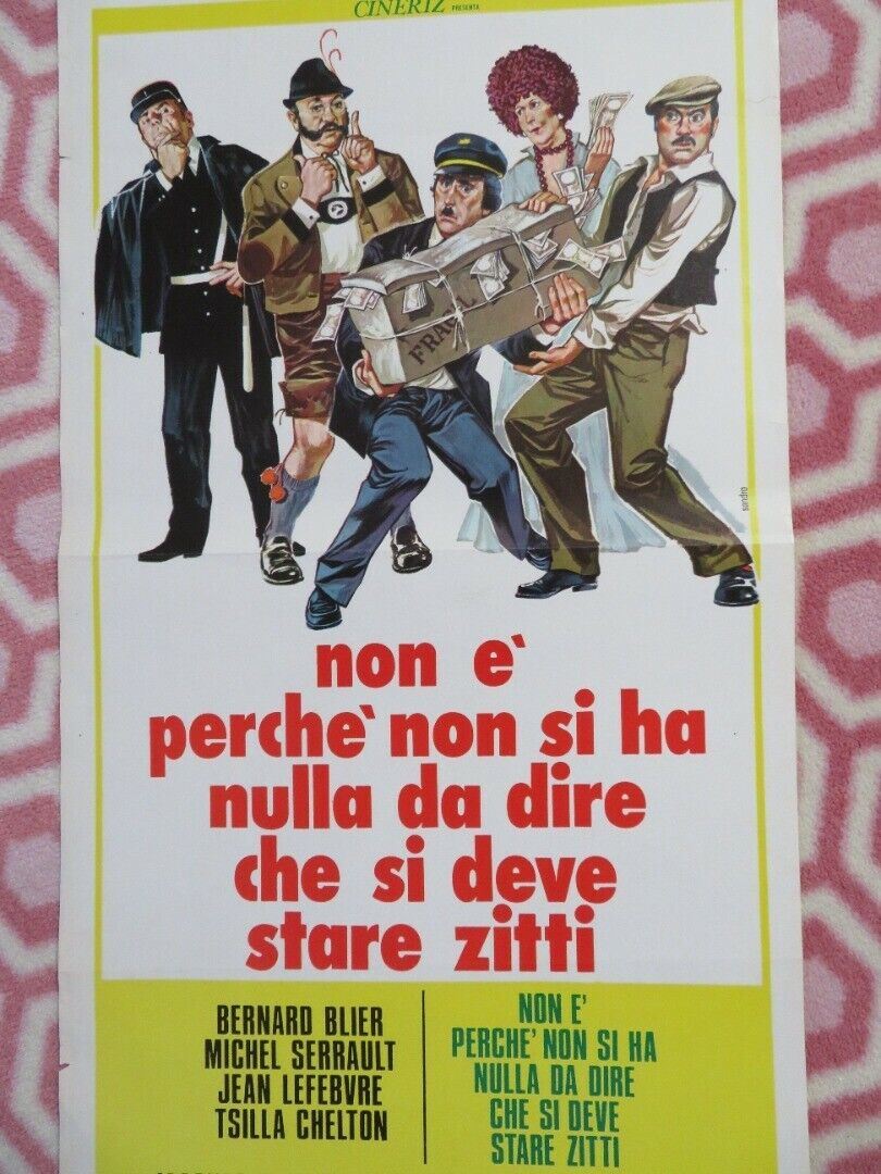 NON E PERCHE NON SI HA NULLA DA DIRE...ITALIAN LOCANDINA (27.5"x13") POSTER '76 Movie posters