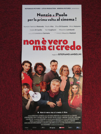 NON E VERO MA CI CREDO ITALIAN LOCANDINA POSTER ZUNZIO FABRIZO ROTONDO 2018 Rendezvous Cinema Movie posters