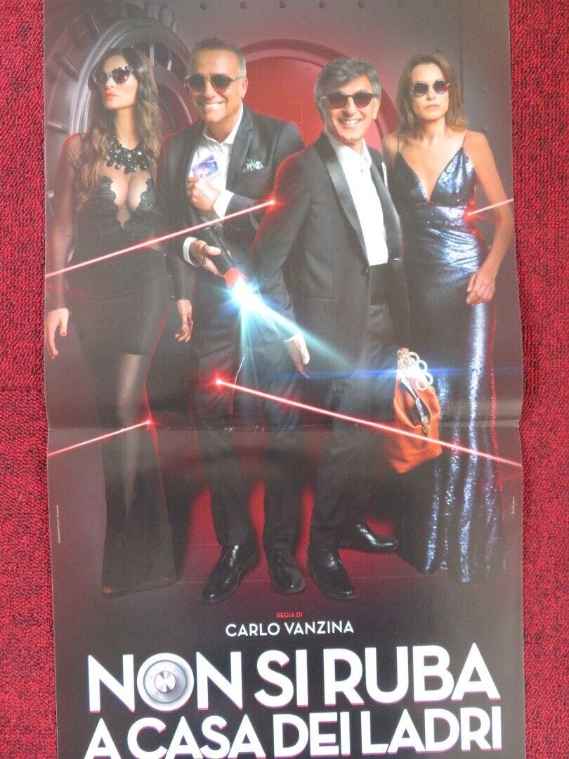 NON SI RUBA A CASA DEI LADRI ITALIAN LOCANDINA (26.5"x12.5") POSTER 2016 Movie posters