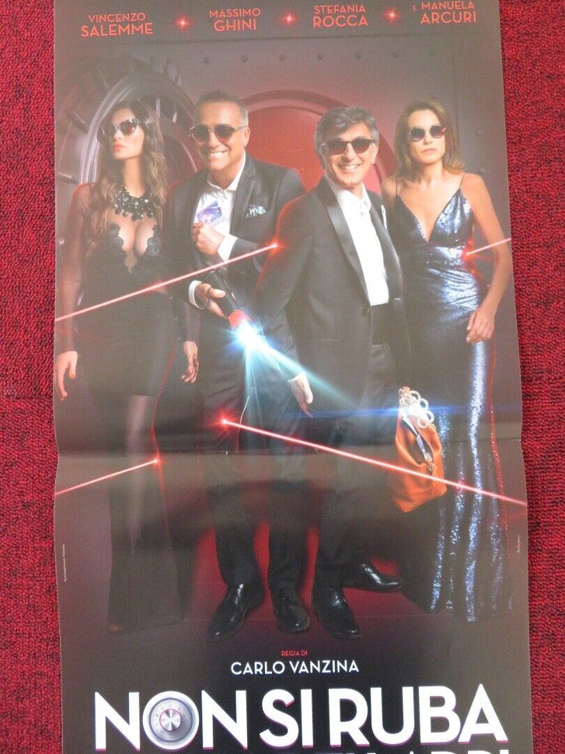 NON SI RUBA A CASA DEI LADRI ITALIAN LOCANDINA (26.5"x12.5") POSTER 2016 Rendezvous Cinema Movie posters