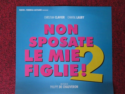 NON SPOSATE LE MIE FIGLIE! 2 ITALIAN LOCANDINA (26.5"x12.5") POSTER C LAUBY '19 - Rendezvous Cinema