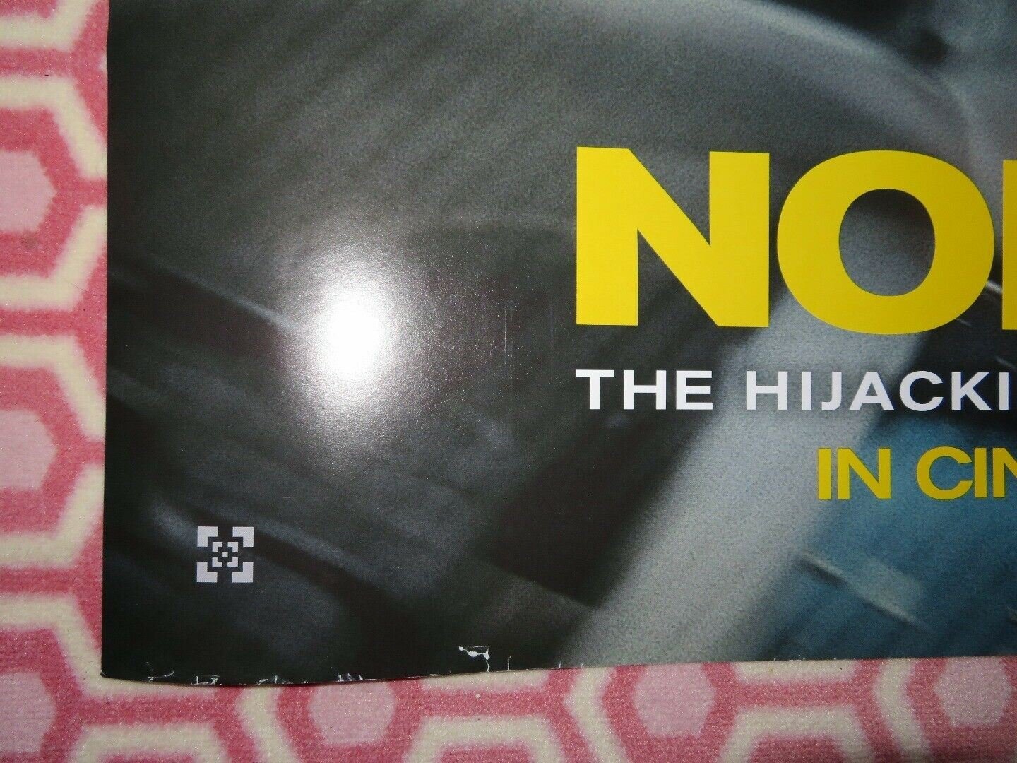 NON - STOP QUAD (30"x 40") ROLLED POSTER LIAM NEESON JULIANNE MOORE 2014 Rendezvous Cinema Movie posters
