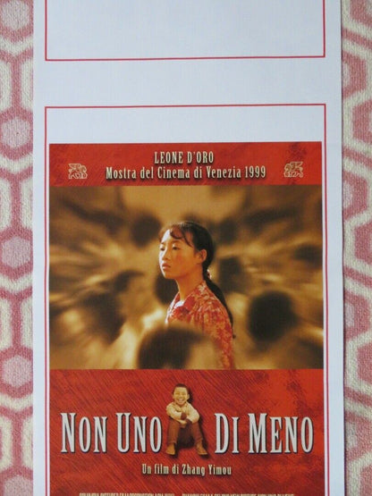 NON UNO DI MENO / Not One Less ITALIAN LOCANDINA (27.5"x13") POSTER 1999 - Rendezvous Cinema