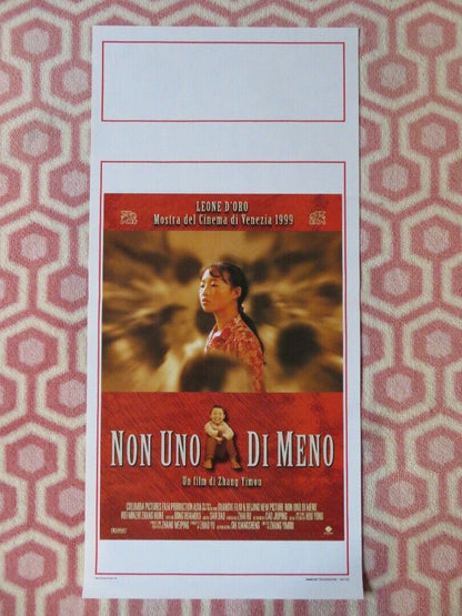 NON UNO DI MENO / Not One Less ITALIAN LOCANDINA (27.5"x13") POSTER 1999 - Rendezvous Cinema