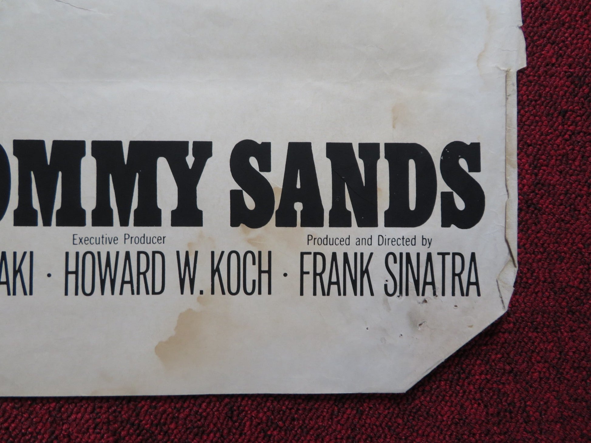 NONE BUT THE BRAVE UK QUAD POSTER FOLDED FRANK SINATRA CLINT WALKER 1965 Rendezvous Cinema Movie posters
