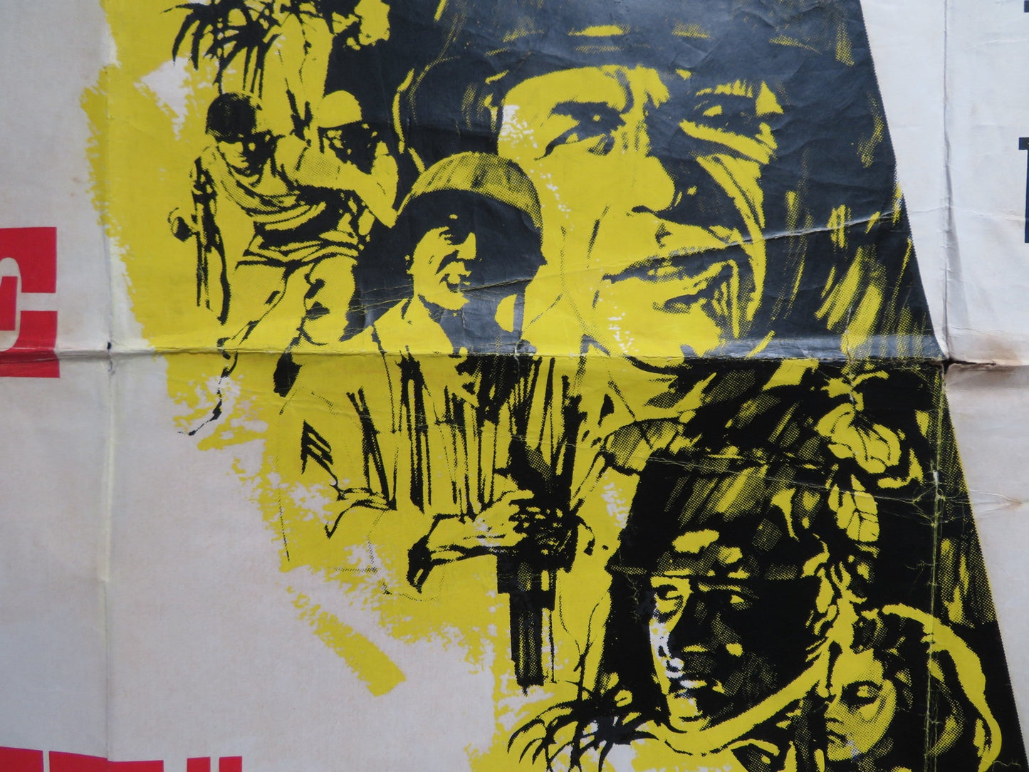 NONE BUT THE BRAVE UK QUAD POSTER FOLDED FRANK SINATRA CLINT WALKER 1965 Rendezvous Cinema Movie posters