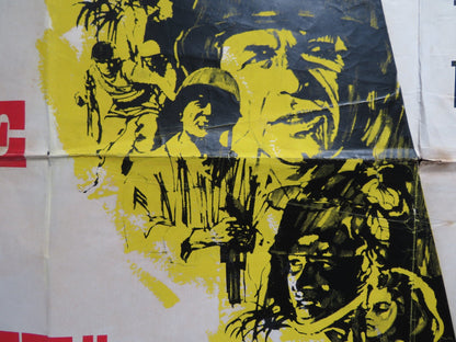 NONE BUT THE BRAVE UK QUAD POSTER FOLDED FRANK SINATRA CLINT WALKER 1965 Rendezvous Cinema Movie posters