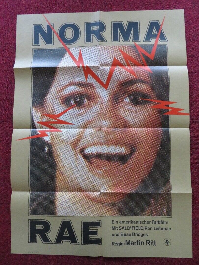 NORMA RAE GERMAN A1 (33"x 23") POSTER SALLY FIELD BEAU BRIDGES 1980 - Rendezvous Cinema