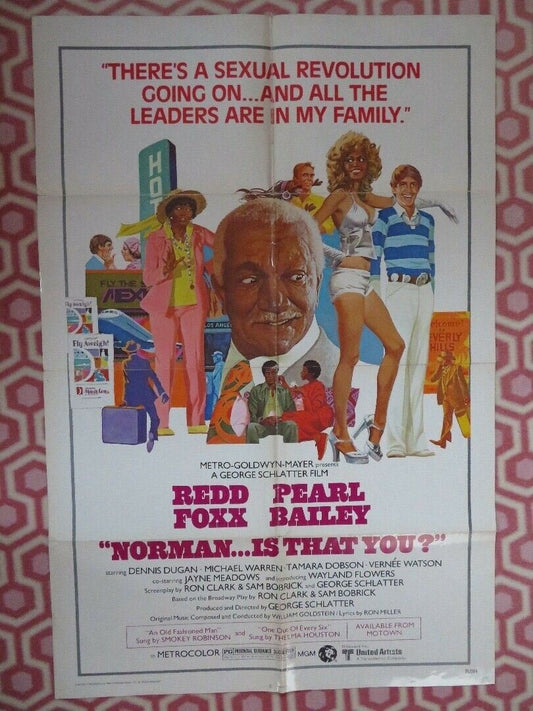 NORMAN...IS THAT YOU? US ONE SHEET POSTER REDD FOXX PEARL BAILEY 1976 Rendezvous Cinema Movie posters