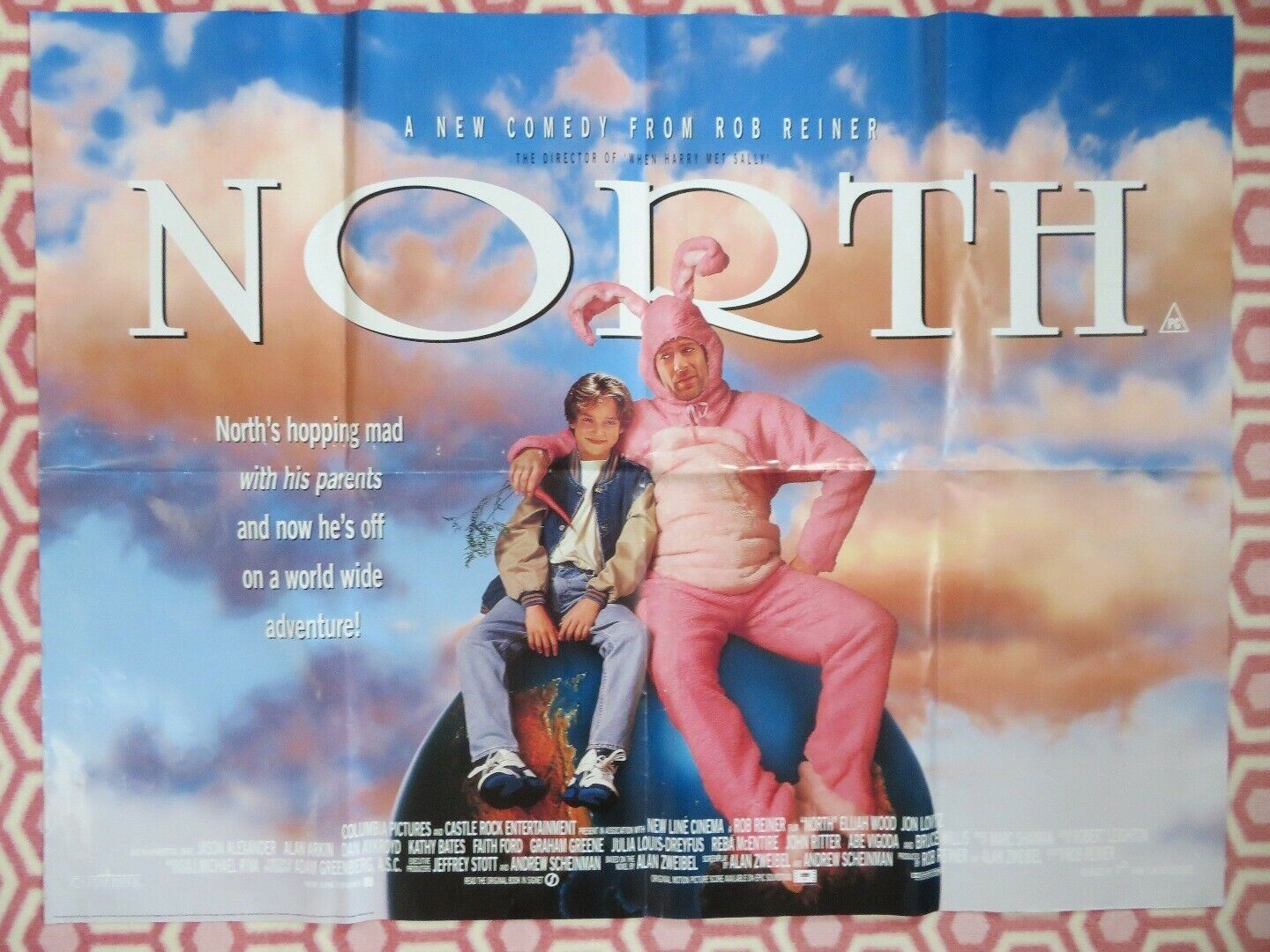 NORTH BRITISH QUAD (30 x 40) POSTER BRUCE WILLIS DAN AYKROYD JASON ALEXANDER Rendezvous Cinema Movie posters