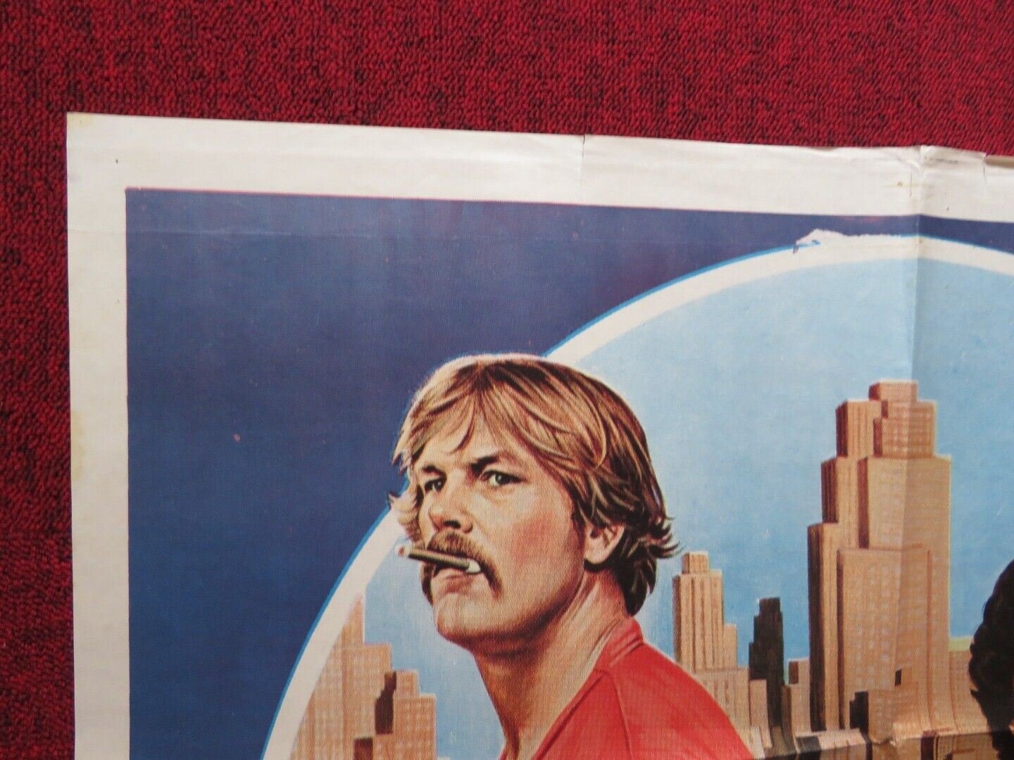 NORTH DALLAS FORTY FOLDED ARGENTINA ONE SHEET POSTER NICK NOLTE MAC DAVIS 1979 Movie posters