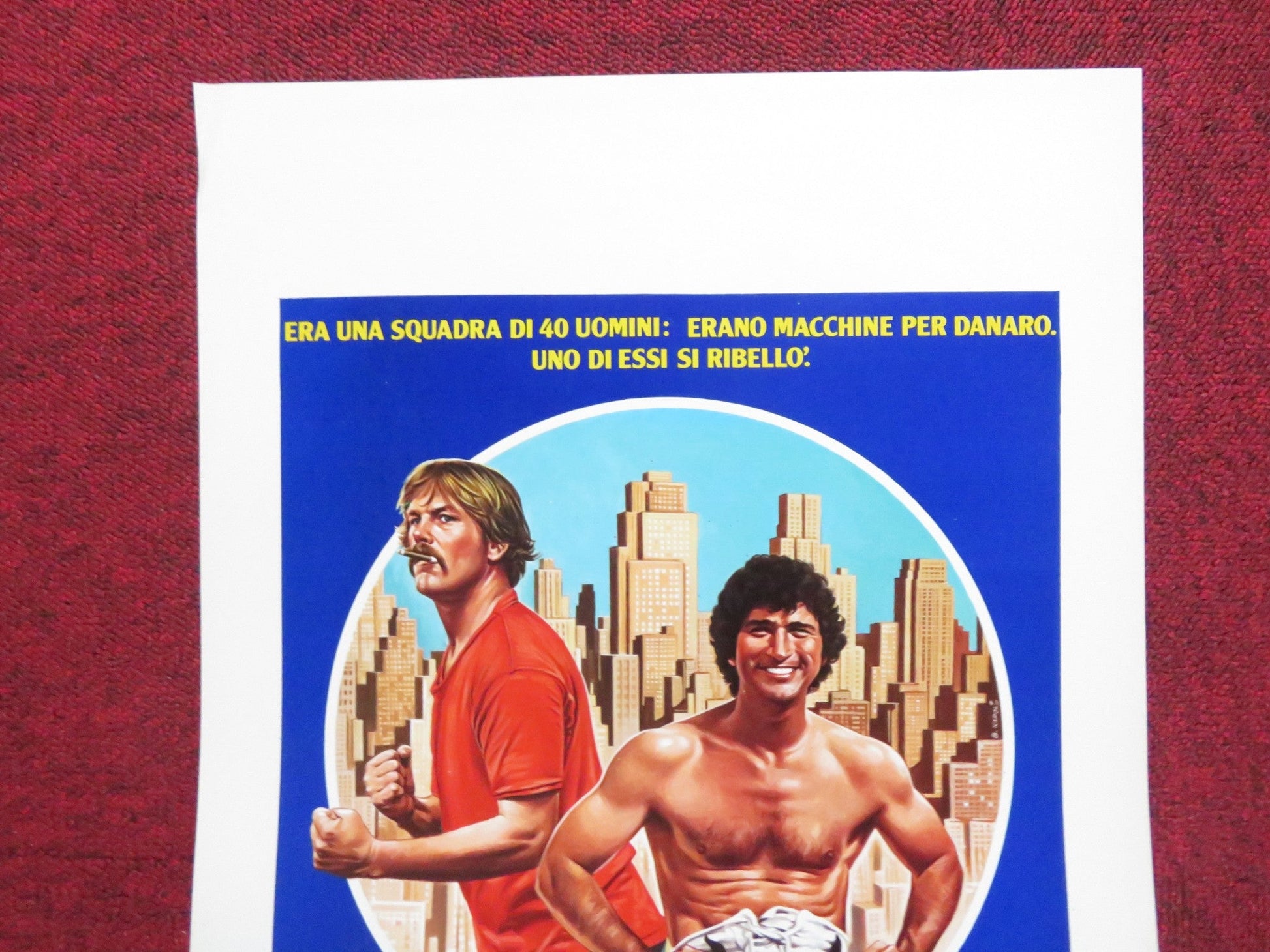 NORTH DALLAS FORTY ITALIAN LOCANDINA POSTER NICK NOLTE MAC DAVIS 1980 Rendezvous Cinema Movie posters