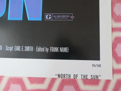 NORTH OF THE SUN 1974 US ONE SHEET POSTER FRANK NAMEI TRUE STORY RARE Movie posters