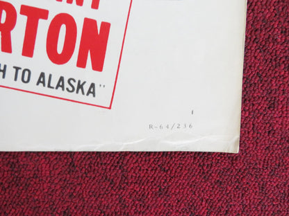 NORTH TO ALASKA US HALF SHEET (22"x 28") POSTER JOHN WAYNE STEWART GRANGER 1964 Rendezvous Cinema Movie posters