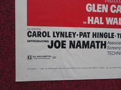 NORWOOD - STYLE B FOLDED US ONE SHEET POSTER GLEN CAMPBELL KIM DARBY 1969 Movie posters