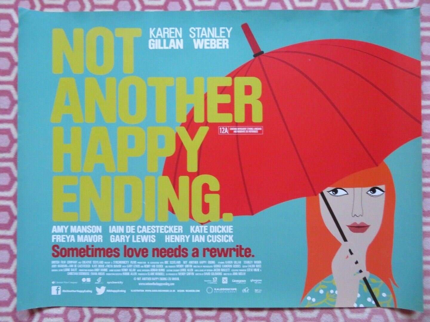 NOT ANOTHER HAPPY ENDING QUAD (30"x 40")ROLLED POSTER KAREN GILLAN STANLEY WEBER - Rendezvous Cinema