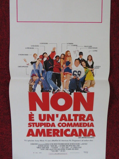 NOT ANOTHER TEEN MOVIE ITALIAN LOCANDINA (27.5"x13") POSTER CHRIS EVANS 2001 Movie posters