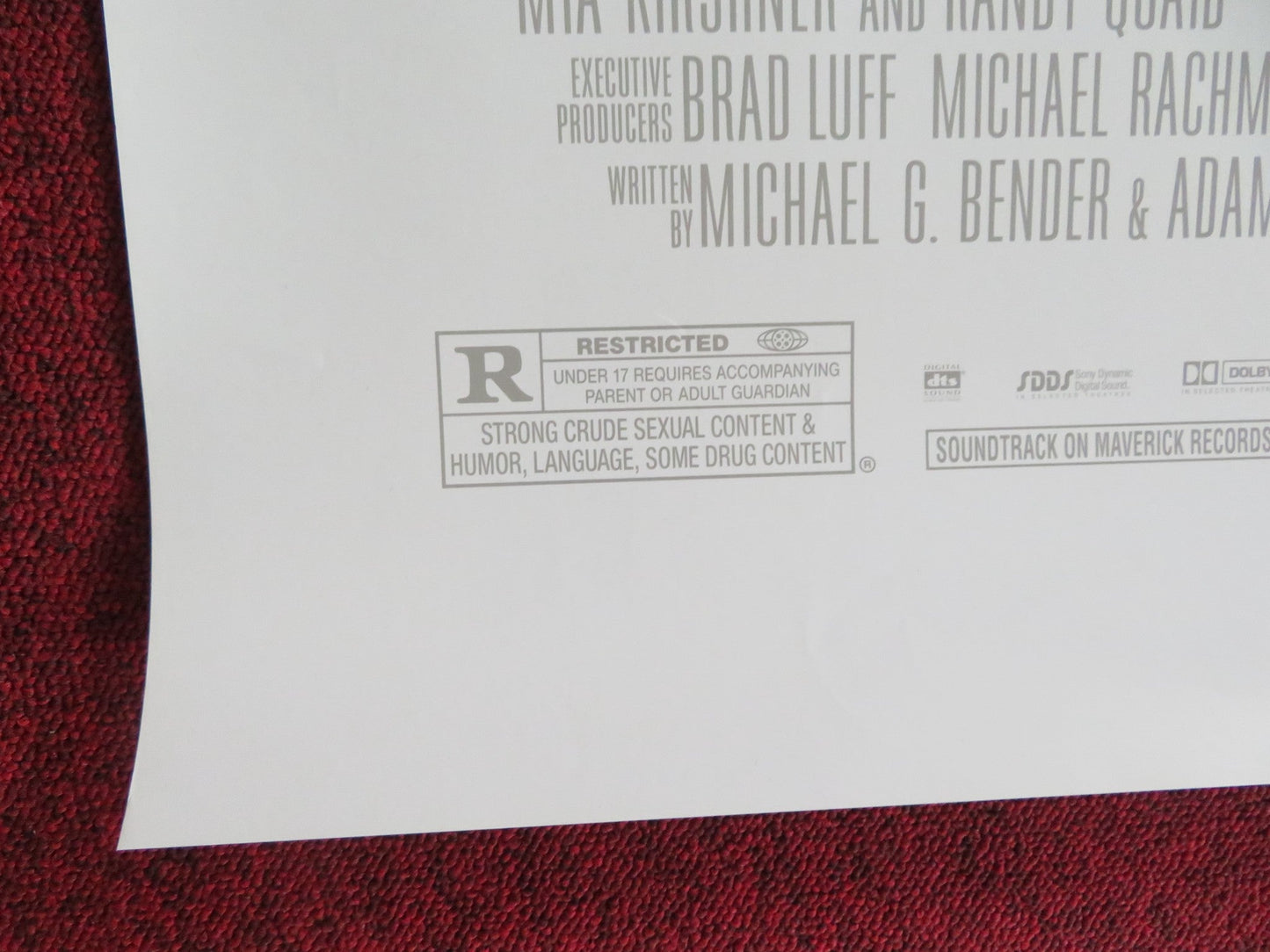 NOT ANOTHER TEEN MOVIE US ONE SHEET ROLLED POSTER CHRIS EVANS JAIME PRESSLY 2001 Rendezvous Cinema Movie posters