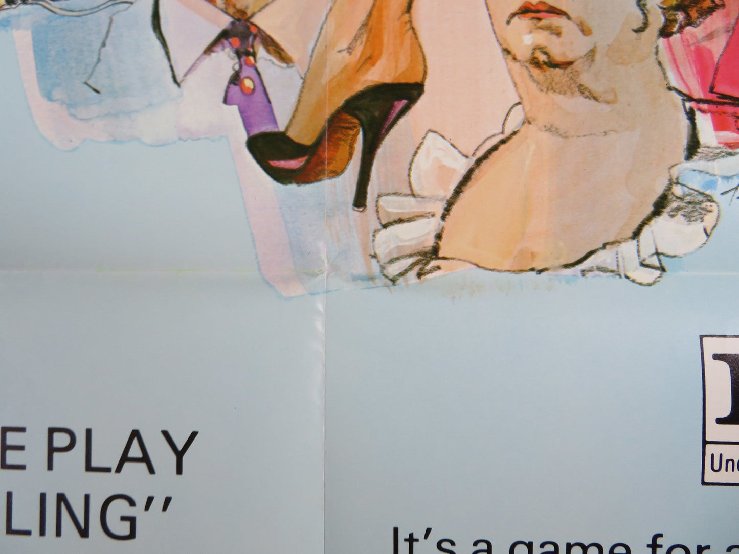 NOT NOW DARLING FOLDED US ONE SHEET POSTER GERALDINE GARDNER L. PHILLIPS 1973 Rendezvous Cinema Movie posters