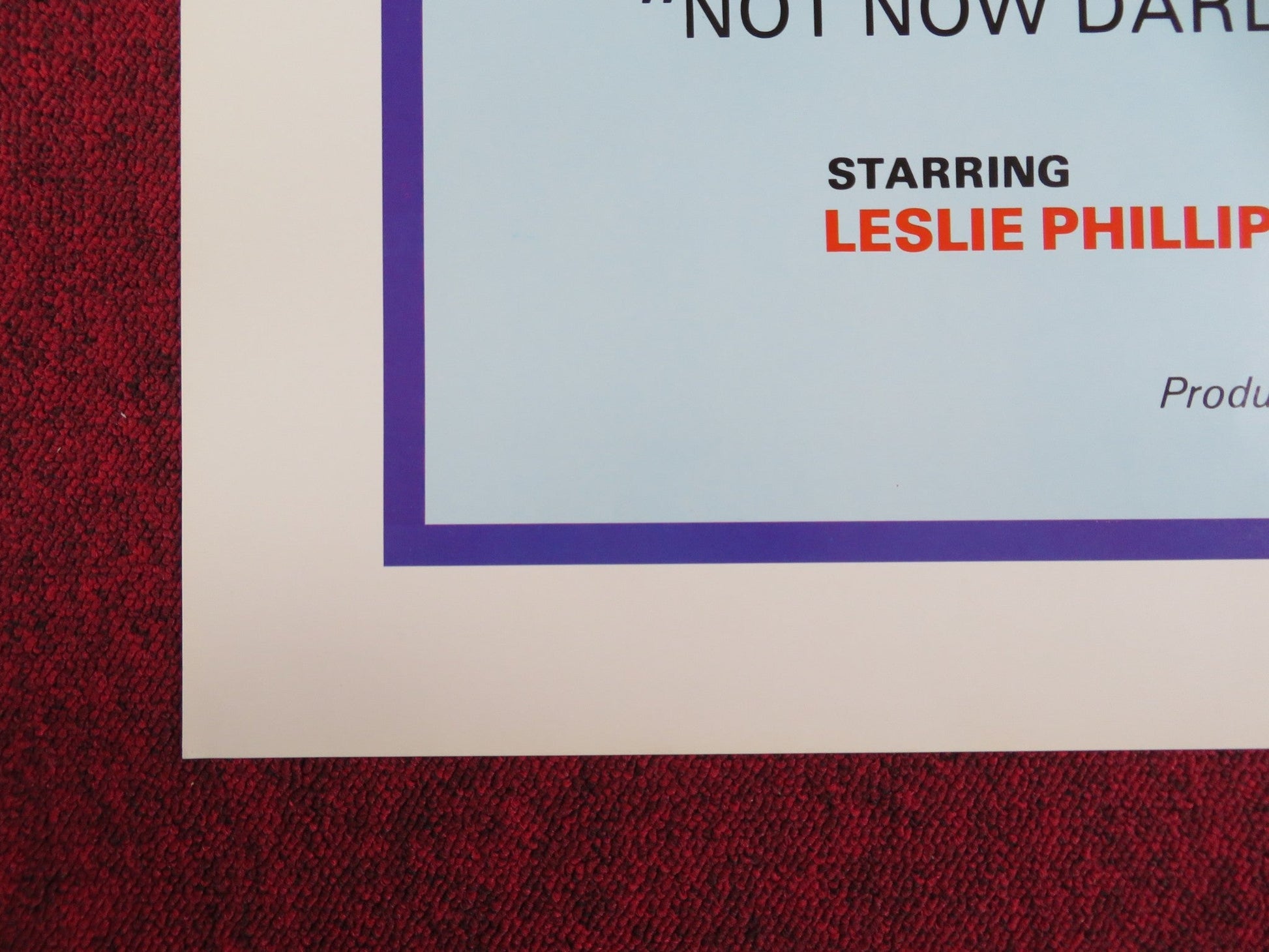 NOT NOW DARLING FOLDED US ONE SHEET POSTER GERALDINE GARDNER L. PHILLIPS 1973 Rendezvous Cinema Movie posters