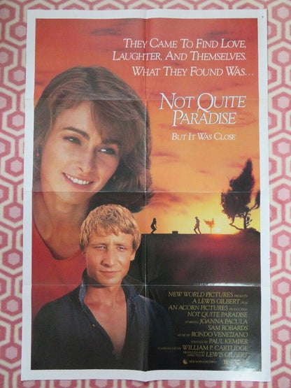 NOT QUITE PARADISE US ONE SHEET POSTER JOANNA PACULA 1985 Movie posters