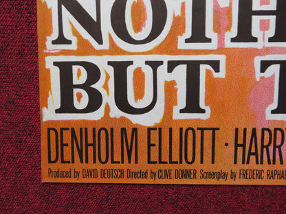 NOTHING BUT THE BEST FOLDED US ONE SHEET POSTER ALAN BATES DENHOLM ELLIOTT 1964 Rendezvous Cinema Movie posters