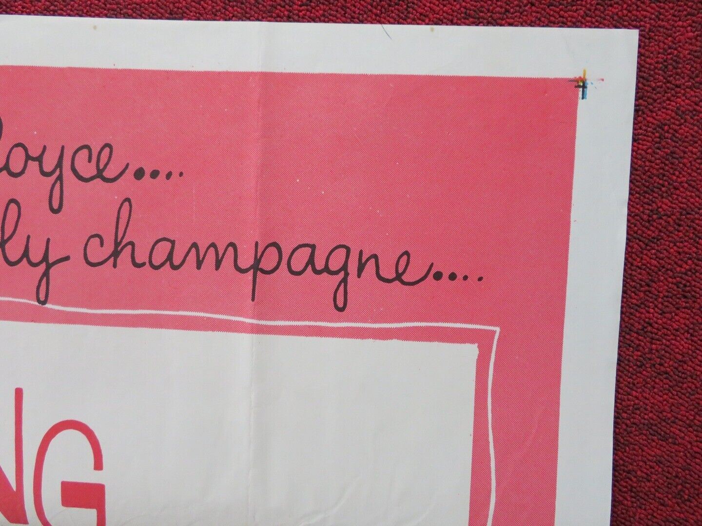 NOTHING BUT THE BEST FOLDED US ONE SHEET POSTER ALAN BATES DENHOLM ELLIOTT 1964 Movie posters