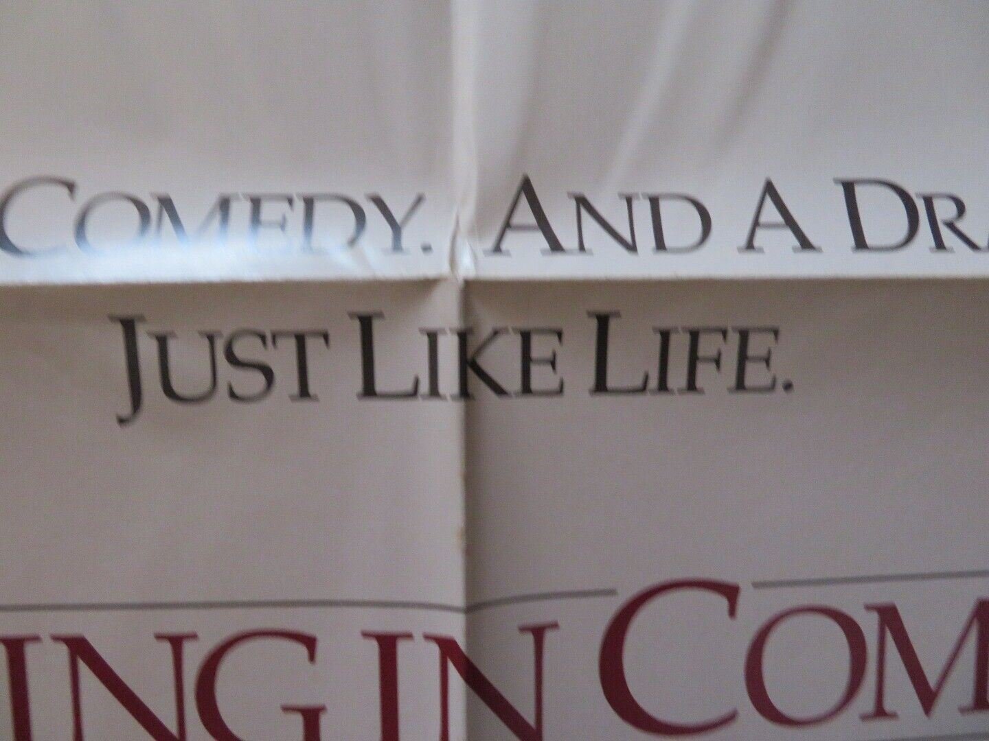 NOTHING IN COMMON FOLDED US ONE SHEET POSTER TOM HANKS JACKIE GLEASON 1986 Movie posters