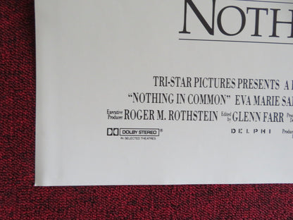 NOTHING IN COMMON FOLDED US ONE SHEET POSTER TOM HANKS JACKIE GLEASON 1986 Rendezvous Cinema Movie posters