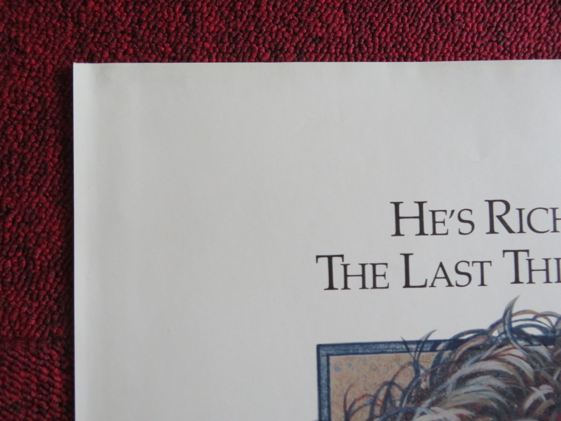 NOTHING IN COMMON FOLDED US ONE SHEET POSTER TOM HANKS JACKIE GLEASON 1986 Rendezvous Cinema Movie posters