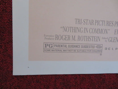 NOTHING IN COMMON FOLDED US ONE SHEET POSTER TOM HANKS JACKIE GLEASON 1986 Movie posters
