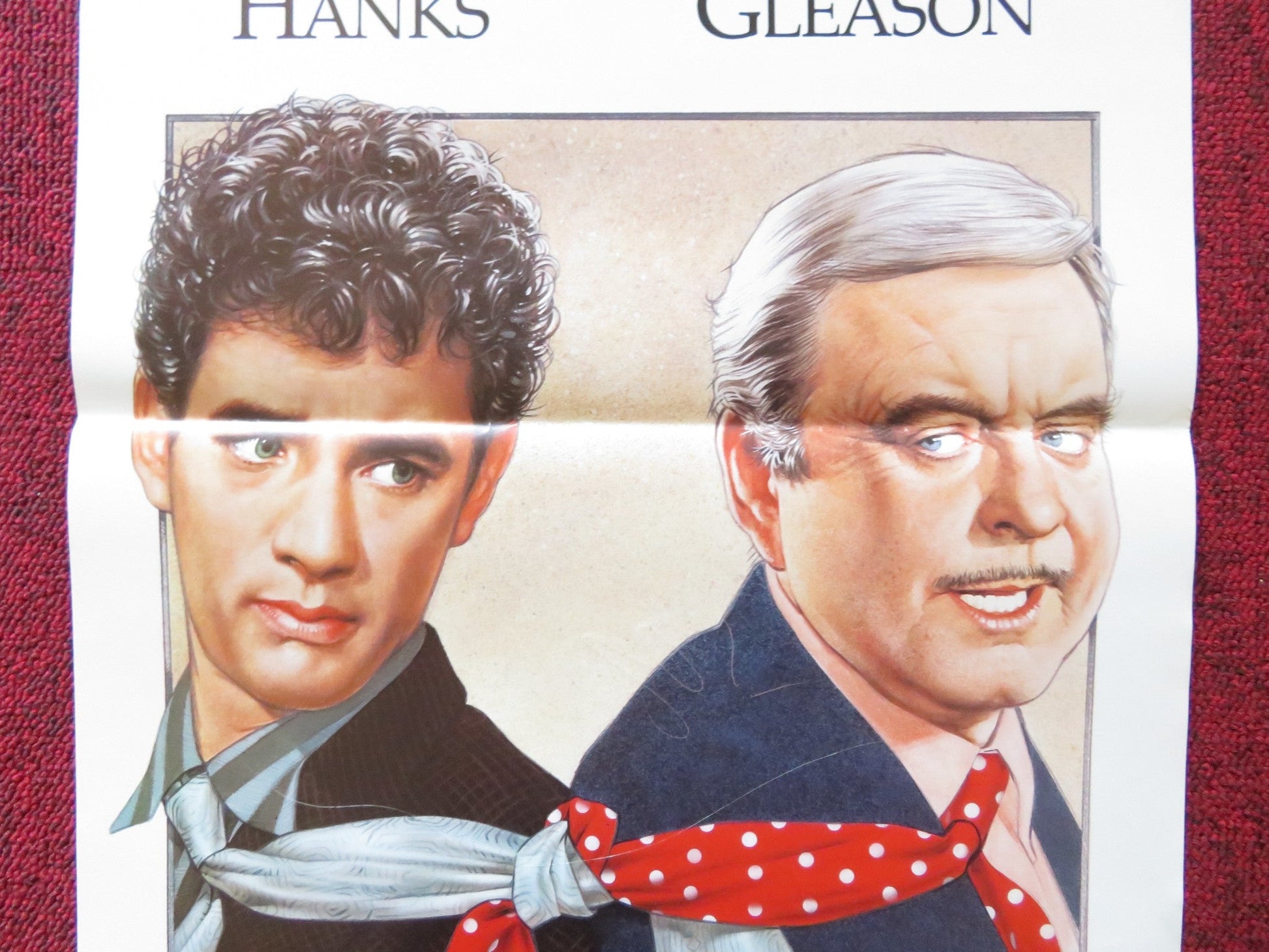 NOTHING IN COMMON ITALIAN LOCANDINA POSTER TOM HANKS JACKIE GLEASON 1986 Rendezvous Cinema Movie posters