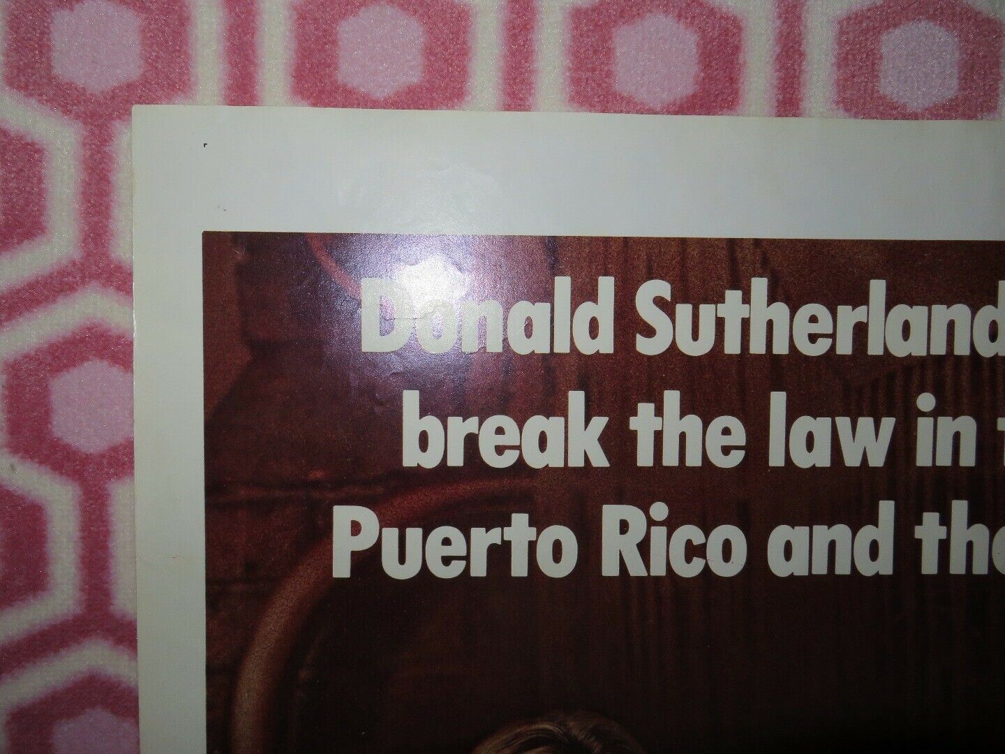 NOTHING PERSONAL US ONE SHEET POSTER DONALD SUTHERLAND SUZANNE SOMERS Movie posters