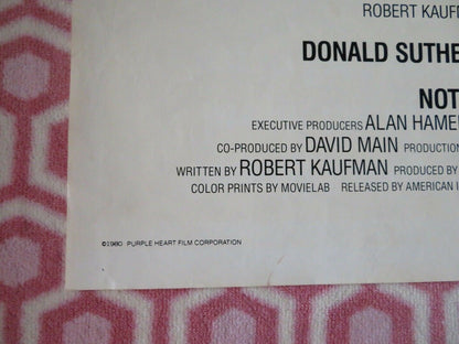 NOTHING PERSONAL US ONE SHEET POSTER DONALD SUTHERLAND SUZANNE SOMERS Movie posters