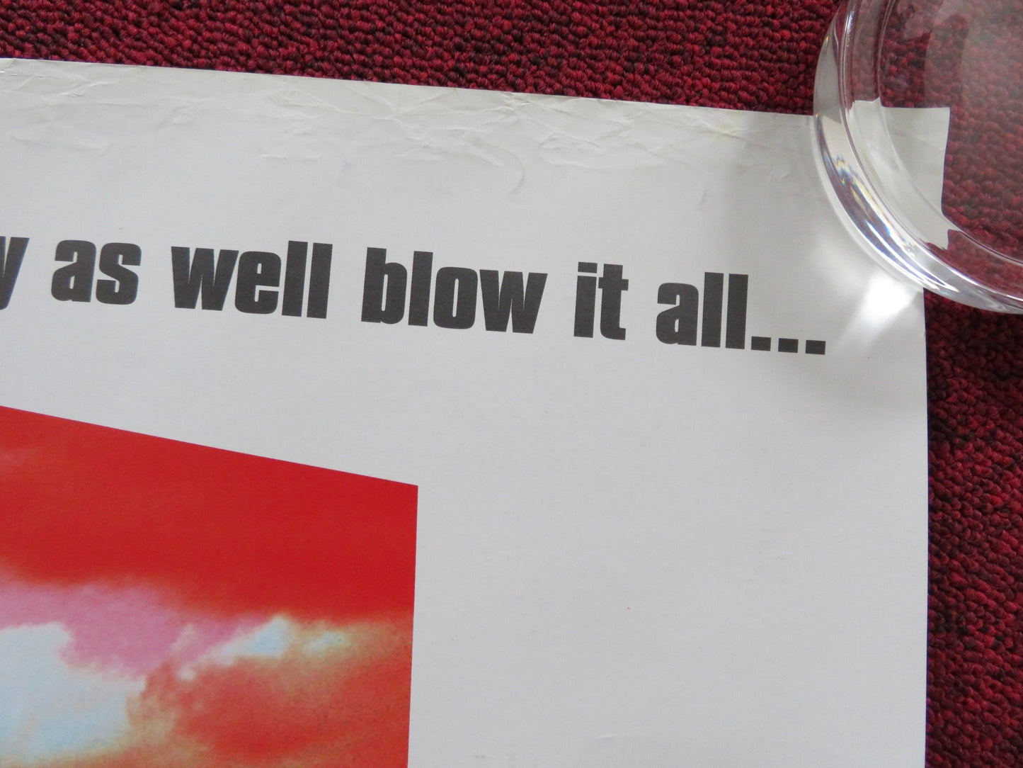 NOTHING TO LOSE UK QUAD (30"x 40") ROLLED POSTER TIM ROBBINS M. LAWRENCE 1997 Rendezvous Cinema Movie posters